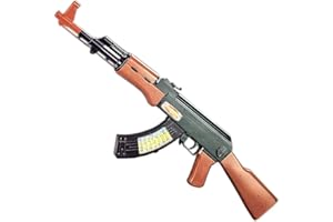 LilPals' 27 Inch AK-47 Toy Machine Gun Rifle – with Dazzling Light, Amazing Sound & Unique Action