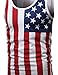 Youstar Men's American Flag Patriotic Sleeveless Tank Top