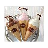 TOWEL TREATS Ice Cream Cone - Chocolate