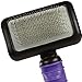 Master Grooming Tools Ergonomic Slicker Brushes - Durable, Lightweight Brushes for Grooming Dogs and Cats - Medium, Purple