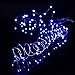 Homestarry Fairy Lights 8 Modes String Lights Battery Operated Twinkling 66 LEDs Fairy String Lights 16.4FT Copper Wire Firefly Lights Remote Control for Bedroom Wedding Festival Decor(Blue)