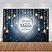 Mocsicka Twinkle Star Baby Shower Backdrop 7x5ft Love You to The Moon and Back Gender Reveal Photo Booth Backdrops Twinkle Twinkle Little Star Newborn Baby Photography Background