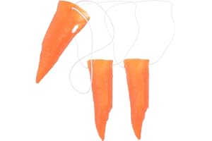 CIYODO 3pcs Carrot Nose Snowman Making Props Snowman Accessory Party Nose Replaceable Fake Carrot