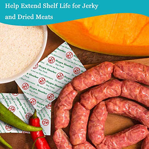 VacYaYa 100CC(110Pack) Food Grade Oxygen Absorbers Packets for Home Made Jerky and Long Term
