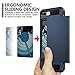 Vofolen Case Sliding Cover ID Slot Hidden Pocket Dual Layer Protective Hard Shell Navy