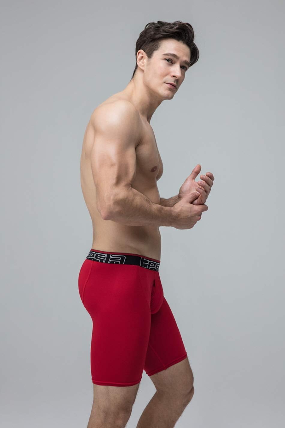 TSLA 2 Pack Men's Relaxed Stretch Cool Dry Performance Brief Mesh Underwear Trunk: Clothing
