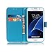 Galaxy S7 Case, Firefish Kickstand Flip [Card Slots] Wallet Cover Double Layer Bumper Shell with Magnetic Closure Strap Protective Case for Samsung Galaxy S7