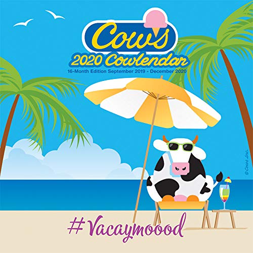 Cows Creamery 2020 12 x 12 Inch Monthly Square Wall Calendar, Domestic Farm Animals by 