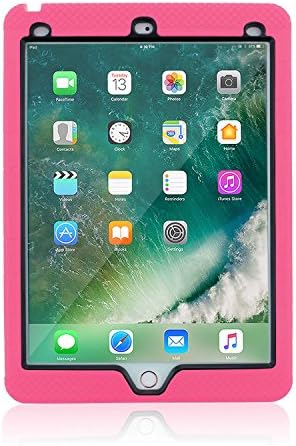iPad Pro 9.7 inch Case, ShockProof Heavy Duty Full-body Rugged Protective Case with Built-in Screen Protector &amp; Dual Layer Design For Apple iPad Pro 9.7 inch 2016 Release by Bolkin (Pink)