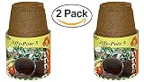PLANTATION Products Jp508 Round Peat Pot, 5-Inch, 6-Pack (2)