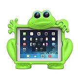 Koooky Eddie the Frog Childrens Green Apple iPad Mini Tablet Case - Drop, Shock and Scratch Resistant tablet case with car headrest travel attachment - for Apple iPad Mini, Mini Retina, Mini 2, Mini 3
