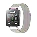 C2D JOY Compatible with (1st Gen) Garmin Vivoactive Band Replacement (Pins and Pin Removal Tool) Metal Weave Strap for Daily Wear Smartwatch Accessories Stainless Steel Watchband - 1609, M/6.1-8.1 in.