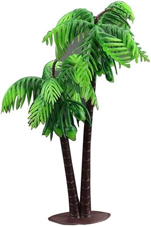 Suxiao Planta Artificial Verde Para Pecera Falso Arce Cipres Arbol De Coco Planta Falsa Decoracion Para El Hogar Planta Arbol De Coco 15 Cm Amazon Es Hogar