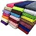 Tulle Elastic Stretch Lace Trim by The Yard for Baby Girls Hair Accessories (3 inch, 4 Colors, 1 Yard of Each Color, 24 Yards)