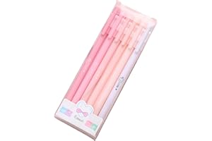 6-Pack Morandi Color Gel Ink Pens - 0.5mm Extra Fine Point Candy Color Pens with Black Ink for Journaling, Writing, Note Taki