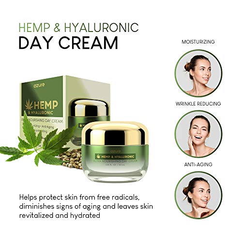 AZURE Hemp & Hyaluronic Ultra Nourishing Day Cream Moisturizing
