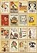 CIEHER 32 PCS 1 Set Vintage Retro Old Europe & American Posters Travel Postcards Post Card for Worth Collecting