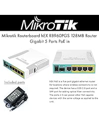 Mikrotik RouterBOARD Hex PoE rb960pgs 5 Puerto Gigabit Ethernet Router