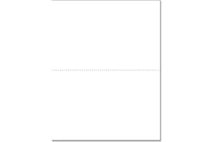 NextDayLabels - Letter Size White Perforated Blank Post Card Cardstock, 75lb Cover (203 gsm) 2 per Page, Cards Measure 8.5" X 5.5", Inkjet/Laser Compatible - 100 Sheets / 200 Cards