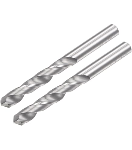 Foret Hélicoïdal Carbure (tungstène) C2/K20 - Diamètre 8.1mm - Pour Perçage Métal, Fraisage - Neuf Uxcell