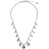 My Saint My Hero Glory Saints &amp; Angels Necklace - Silvertone