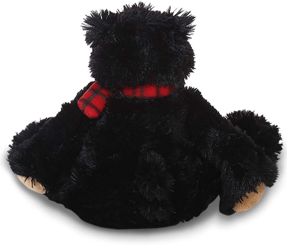 AMERLL Soft Teddy Bear Stuffed Animal Plush Bear Durable Stuffed Animal Teddy Bear Plush Toy Gifts for Toddler Girls Kids,Black,15.7 inches: Toys & Games