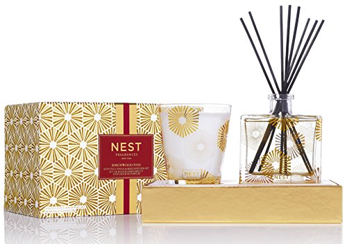 NEST Fragrances Classic Duftstäbchen – Pink Champagne & Wildfeige – 175 Ml, Bis Zu 90 Tage Duft