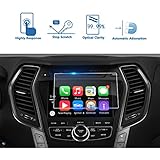 LFOTPP Car Navigation Screen Protector for 2015-2018 Santa Fe Blue Link 8 Inch, [9H] Tempered Glass Infotainment Center Touch Screen Protector Anti Scratch High Clarity