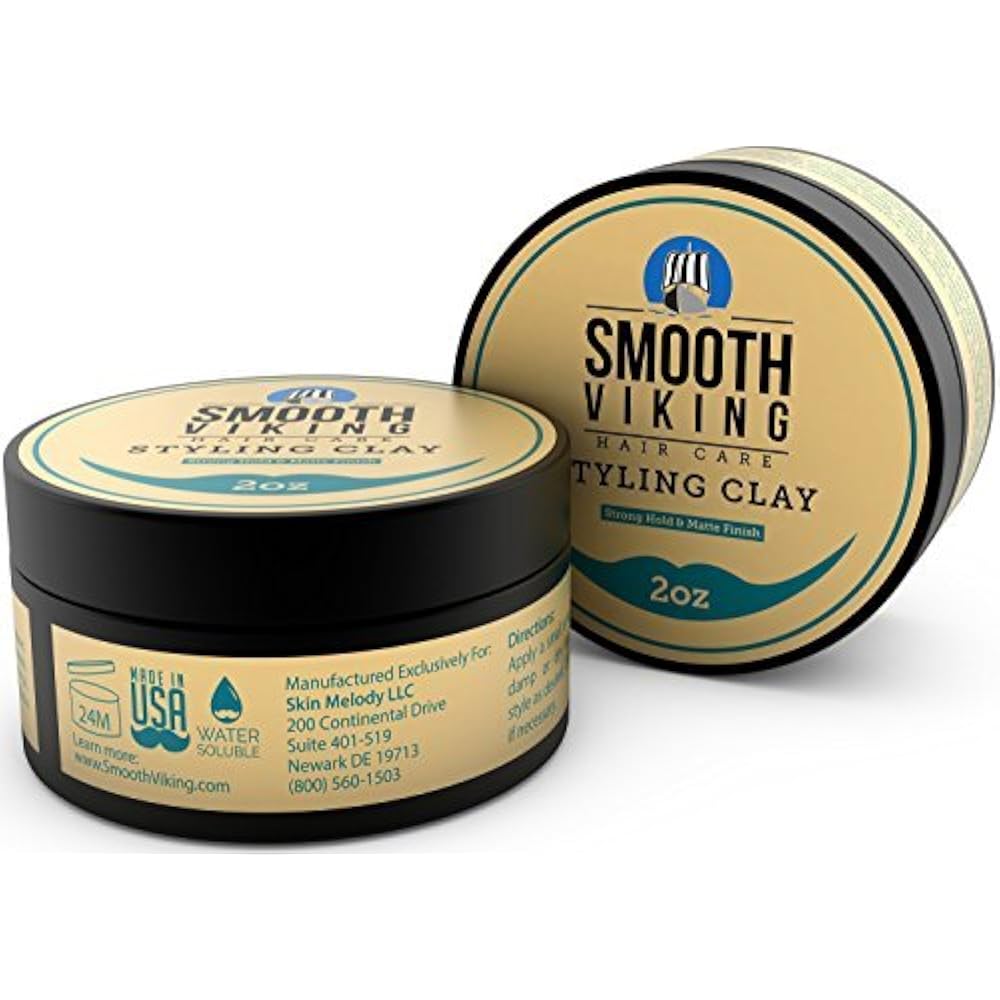 Hair Styling Clay For Men Pliable Molding Cream With Matte Finish