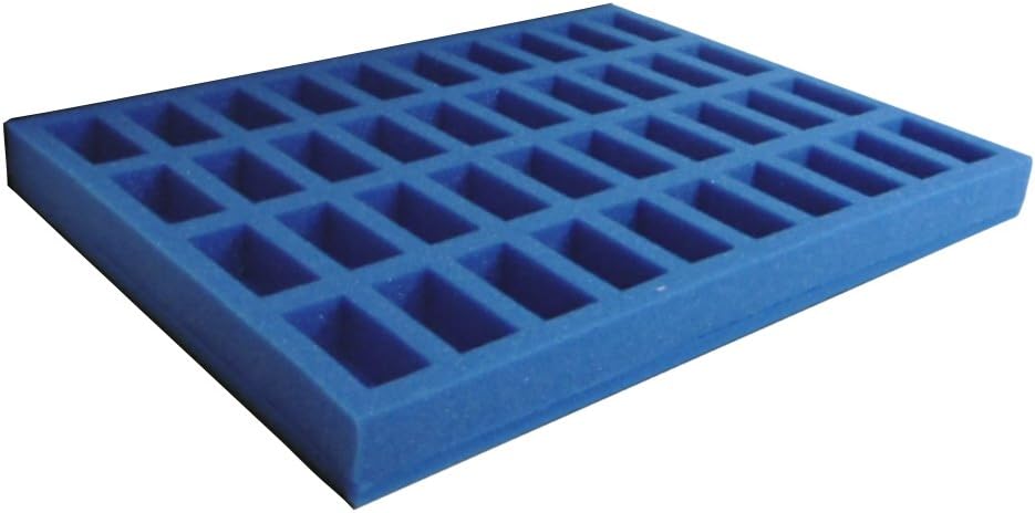 KR GW replacement Tray for Gamesworkshop Classic plastic figure case. Carry 40 troops on 25mm size bases. Ideal for 4 squads of 10 troops up to 50mm tall. Perfect for Games Workshop figures - Image 3