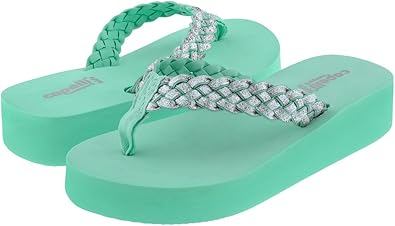 capelli flip flops glitter