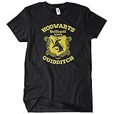 Hufflepuff Quidditch Funny Mens T-Shirt Harry Hog Potter Warts Seeker Team House Cup