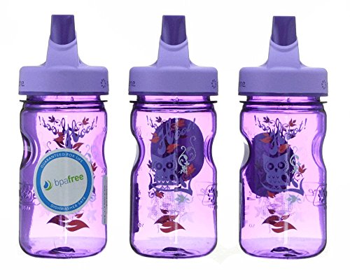 Nalgene Tritan Kid's Grip-n-gulp Water Bottle 12oz Purple 