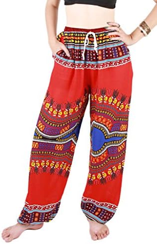 Boho Hippie Beach Gypsy Yoga Harem Trousers Aladdin Smock Pants African Dashiki
