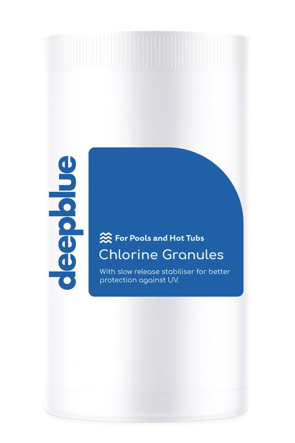 Deep Blue Pro - Stabilised Chlorine Granules 1kg Rapid dissolve Neutral PH
