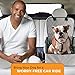 PawSeat Car Mat | Prime Grade Waterproof Nylon Tarps Fabric Dog Car Mat Hammock to Protect Car Seat from Pet Hair or Mud | Effortless Installation | Grey | 163.4