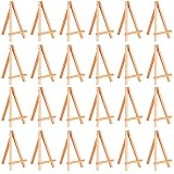 eBoot 24 Pack Mini Wood Display Easel (6.25 Inch)