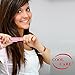 No Frizzy Hair! Yes… Quick High Heat Mini Tourmaline Ceramic Flat Iron, Salon Quality Mini Flat Iron for Travel w/ Heat Resistant Pouch. Tourmaline Plates Lay Hair Flat for a High Shine & Smoothness