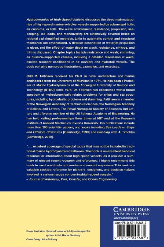 Hydrodynamics of High-Speed Marine Vehicles