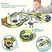 MIECOO Slot Car Race Track Sets Jurassic World Dinosaur Car Toys Create a Road with 192 Pieces Flexible Tracks, Perfect Birthday Christmas Children's Day Gift/Present for Boys Girls Toddlers Aged 3+