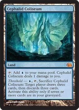 Amazon Com Magic The Gathering Cephalid Coliseum 3 From The Vault Realms Foil Toys Games