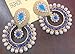 Traditional Ethnic Indian Traditional Stone Jewelry Earring Blue b332b