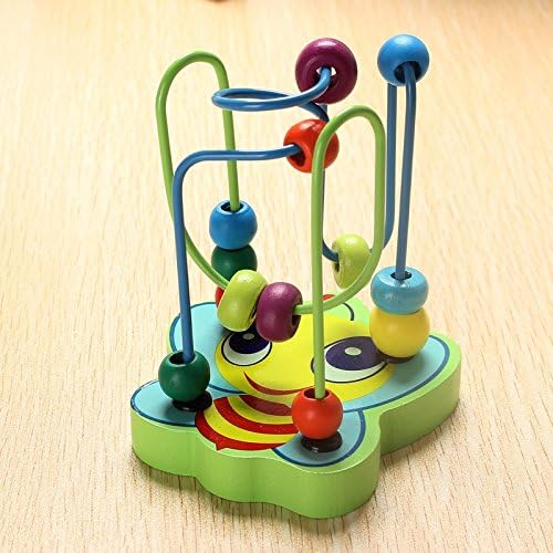 Early Educational Toy Counting Round Bead Wire Maze Roller Coaster Can Cultivate Baby's Hands, Eyes, Brain Coordination Ability