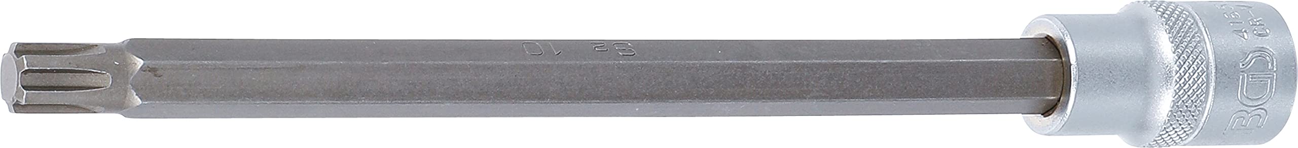 BGS 4185 | Bit Socket | length 200 mm | 12.5 mm (1/2") Drive | Spline (for RIBE) | M10 — image 1
