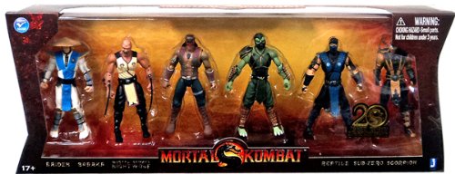 Action Figure Nightwolf 7 Pollici – Mortal Kombat 11 – Con Asce, Arco E Base – Giocattolo Da Collezione