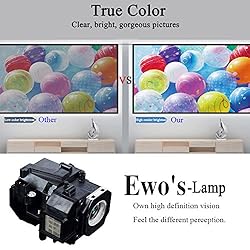 EWO'S HC8350 Replacement Lamp Bulb for EPSON