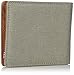 Herschel Supply Co. Men's Hank Wallet + Coin, Light Khaki Crosshatch/Tan Synethtic Leather RFID, One Size