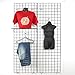 Grid Panel for Retail Display – Perfect Metal Grid for Any Retail Display, 2’ Width x 7’ Height, 3 Grids Per Carton (Black)
