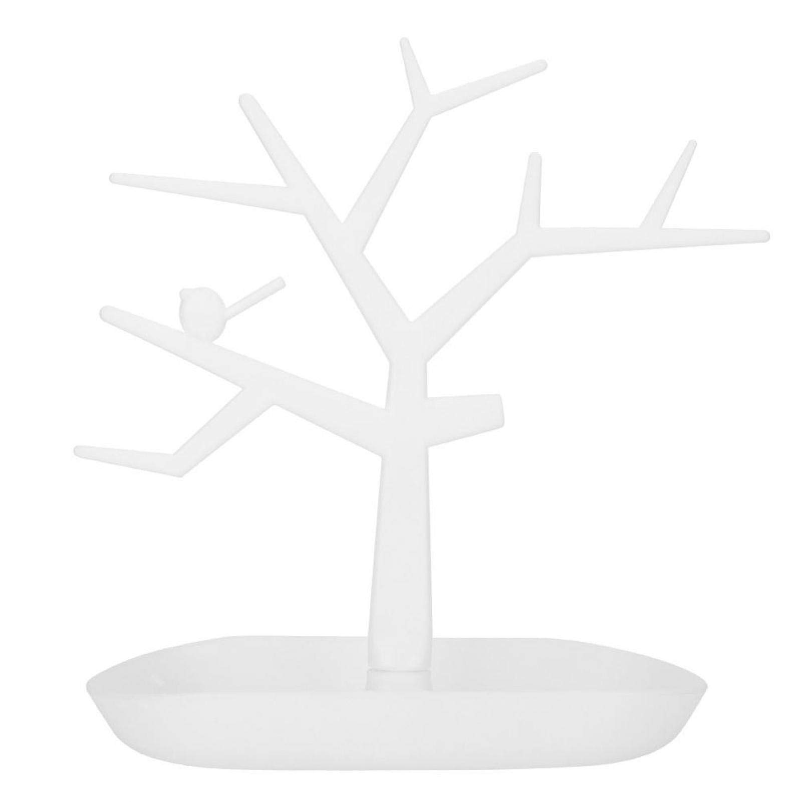 Salmue 3 Colors Metal Jewelry Tree，Jewelry Earrings Bracelet Rings Necklace Displays Stand,Holder Organizer-Hanging for Multi-jewelry and Beautiful Appearance(white)