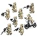 KAZI Military War World Soldiers Army Minifigures Set,Army Men Building Bricks 100% Compatible,363 Pcs
